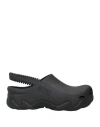 Gcds Embossed-logo Slingback Clogs In Black