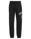 Gcds Graphic Print Straight Leg Sweatpants In Black