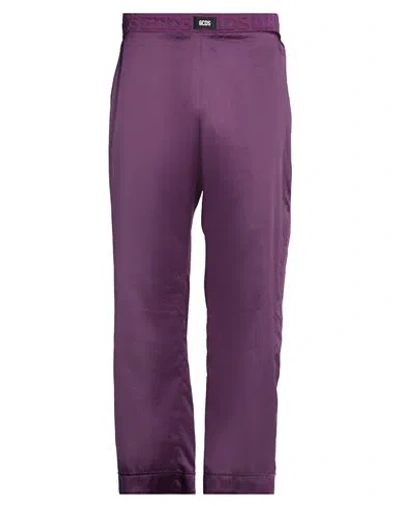 Gcds Man Pants Purple Size 32 Polyester