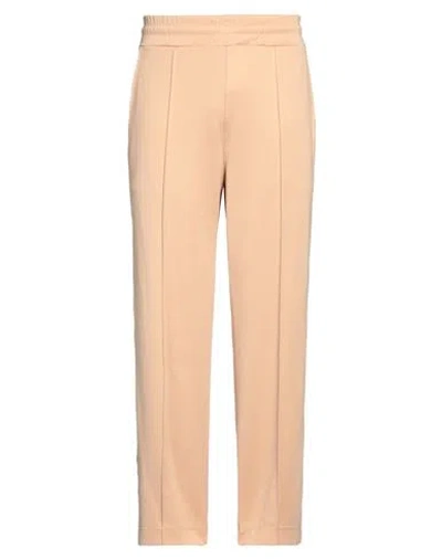 Gcds Man Pants Sand Size Xl Polyester, Elastane In Beige
