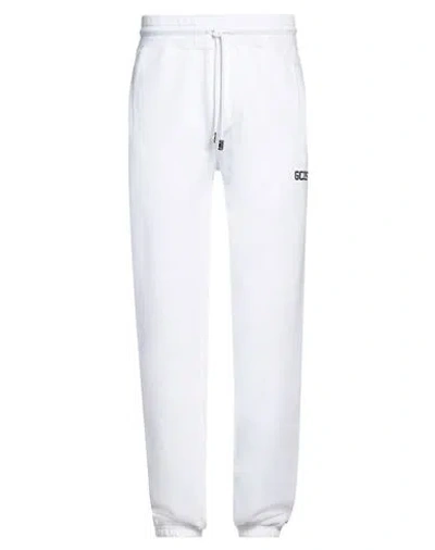 Gcds Man Pants White Size Xxl Cotton
