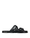 Gcds Man Sandals Black Size 9 Rubber In Black