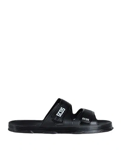 Gcds Man Sandals Black Size 9 Rubber