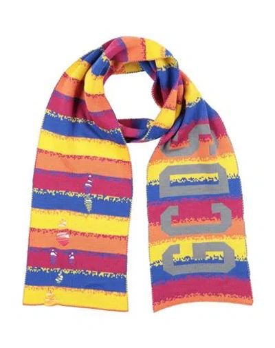 Gcds Man Scarf Orange Size - Wool, Acrylic