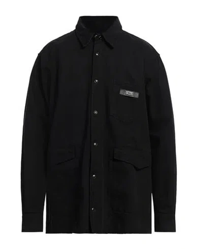 Gcds Man Shirt Black Size 46 Cotton