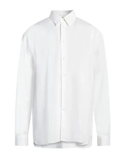 Gcds Man Shirt White Size L Cotton
