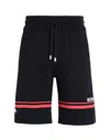 Gcds Logo-print Track Shorts In Black
