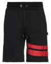 Gcds Man Shorts & Bermuda Shorts Black Size M Cotton In Black