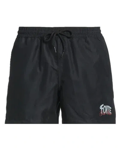 Gcds Man Shorts & Bermuda Shorts Black Size M Polyester