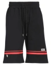 Gcds Logo-print Track Shorts In Black