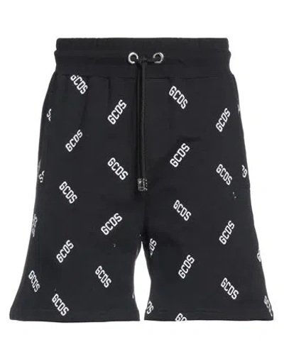 Gcds Man Shorts & Bermuda Shorts Black Size Xs Cotton