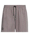 Gcds Man Shorts & Bermuda Shorts Brick Size L Polyester, Cotton In Red