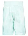 Gcds Man Shorts & Bermuda Shorts Light Green Size S Cotton In Green
