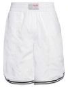 Gcds Man Shorts & Bermuda Shorts White Size L Polyamide In White