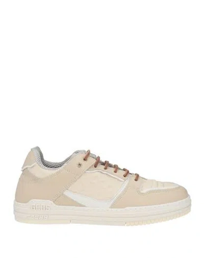 Gcds Man Sneakers Beige Size 12 Leather