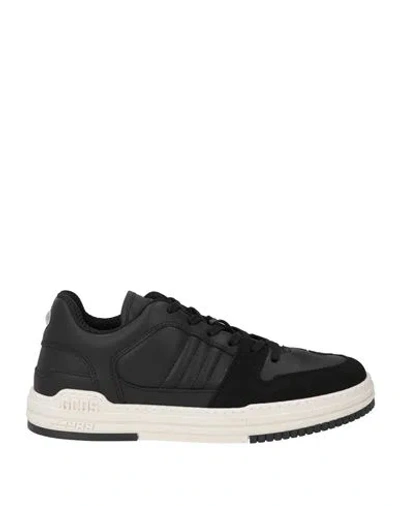 Gcds Man Sneakers Black Size 8 Leather