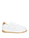 Gcds Man Sneakers White Size 11 Leather In White