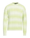 Gcds Man Sweater Light Green Size M Cotton, Polyamide, Elastane In Green