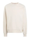 Gcds Man Sweatshirt Beige Size L Cotton In Beige