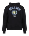 Gcds Man Sweatshirt Black Size L Cotton In Black