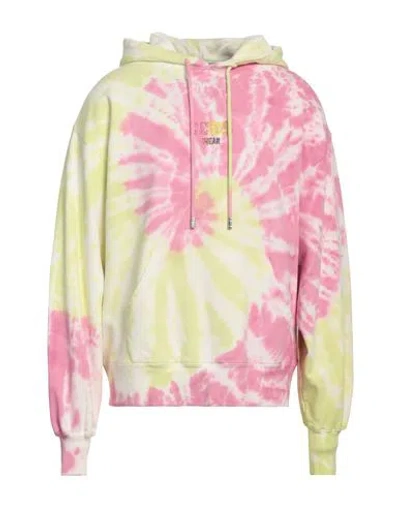 GCDS GCDS MAN SWEATSHIRT PINK SIZE L COTTON