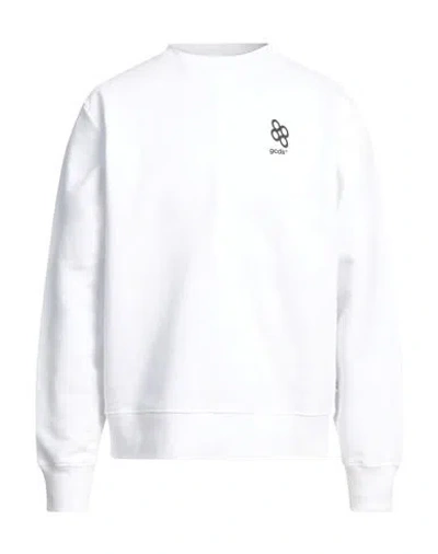 Gcds Man Sweatshirt White Size Xxl Cotton