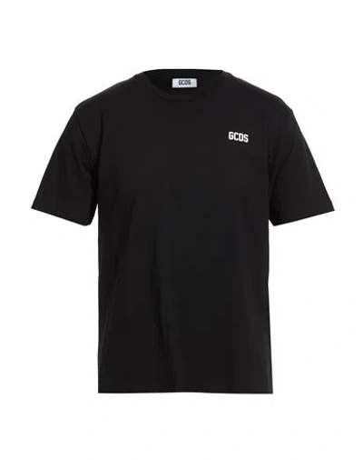 Gcds Man T-shirt Black Size L Cotton