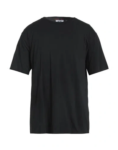 Gcds Man T-shirt Black Size Xxl Cotton