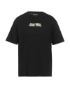 Gcds Man T-shirt Black Size Xxl Cotton