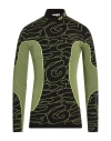 Gcds Man T-shirt Lime Green Size M Polyamide, Elastane In Green