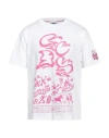 Gcds Man T-shirt White Size Xxl Cotton In White