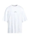Gcds Man T-shirt White Size Xxl Cotton