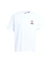 Gcds Man T-shirt White Size Xl Cotton In White