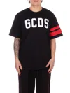 Gcds Man T-shirt Z0mlqc106j101 999r Regular Loose Ss T-shirt Black Red In Multi