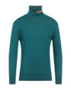 Gcds Man Turtleneck Green Size S Wool, Acrylic