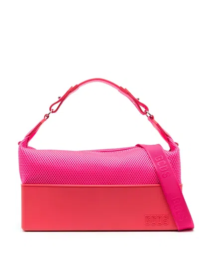 Gcds Matilda Mesh Medium Bag In Pink