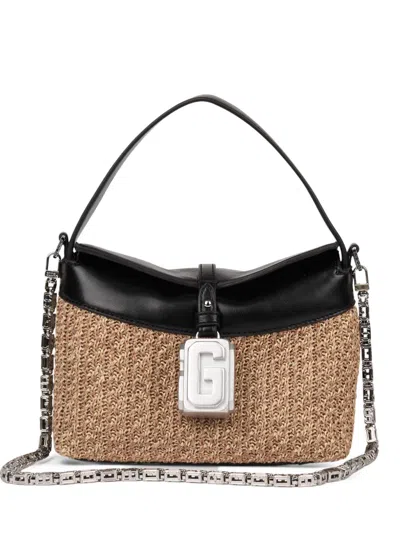 Gcds Mega Comma Shoulder Bag In Black