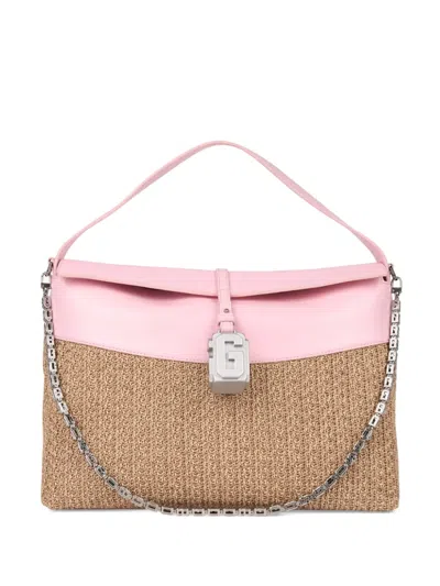 Gcds Mega Comma Shoulder Bag In Pink