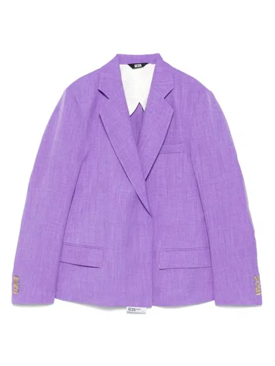 GCDS MÉLANGE-EFFECT BLAZER