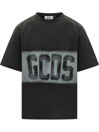 Gcds Logo-print T-shirt In Animal Print