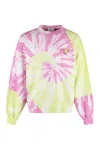 Gcds Logo Printed Crewneck Sweatshirt In Multicolor