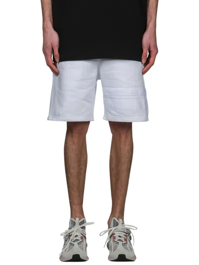 Gcds Men's Logo Bermuda Shorts In White