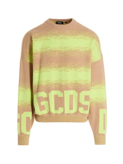 Gcds Men's Low Band Degradè Sweater In Multi