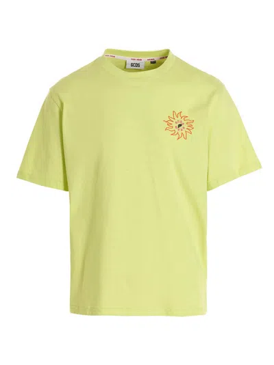 Gcds Yellow Orange Cotton Surfing Wirdo In Black