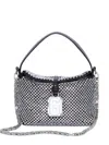 Gcds Mini Mega Comma Shoulder Bag In Silver