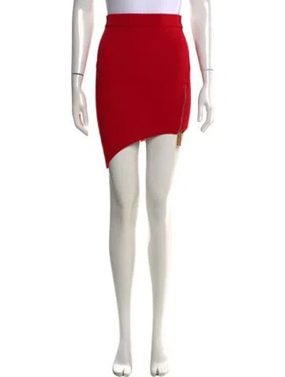Pre-owned Gcds Mini Skirt In Red