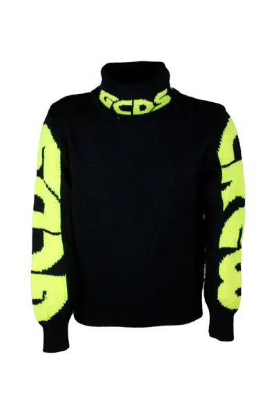 Gcds Mini Kids' Sweater In Black
