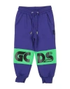 Gcds Mini Toddler Boy Pants Purple Size 4 Cotton, Polyester In Purple