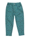Gcds Mini Toddler Boy Pants Turquoise Size 6 Cotton In Blue