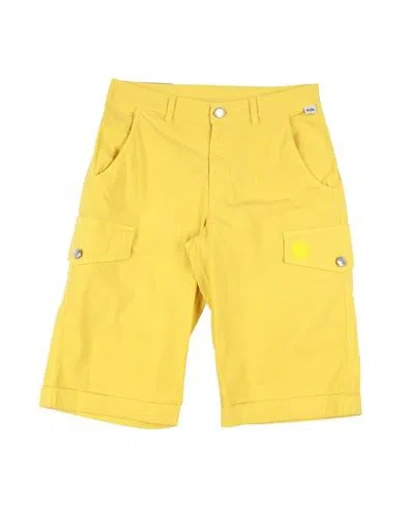 Gcds Mini Babies'  Toddler Boy Shorts & Bermuda Shorts Yellow Size 6 Cotton, Elastane